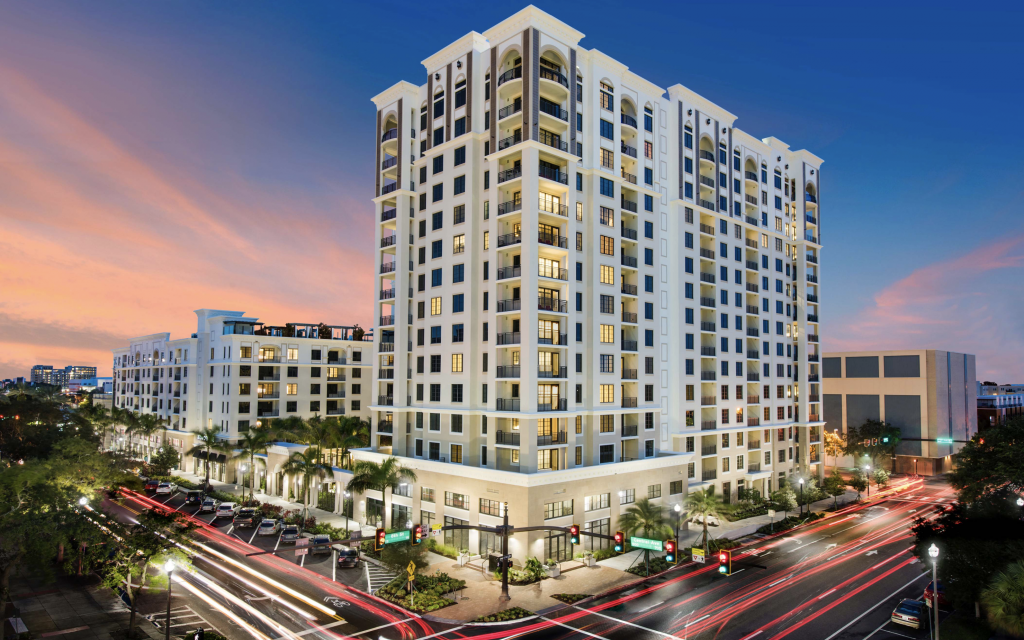Builder Completes Work On 15 story Luxury Apartment Building